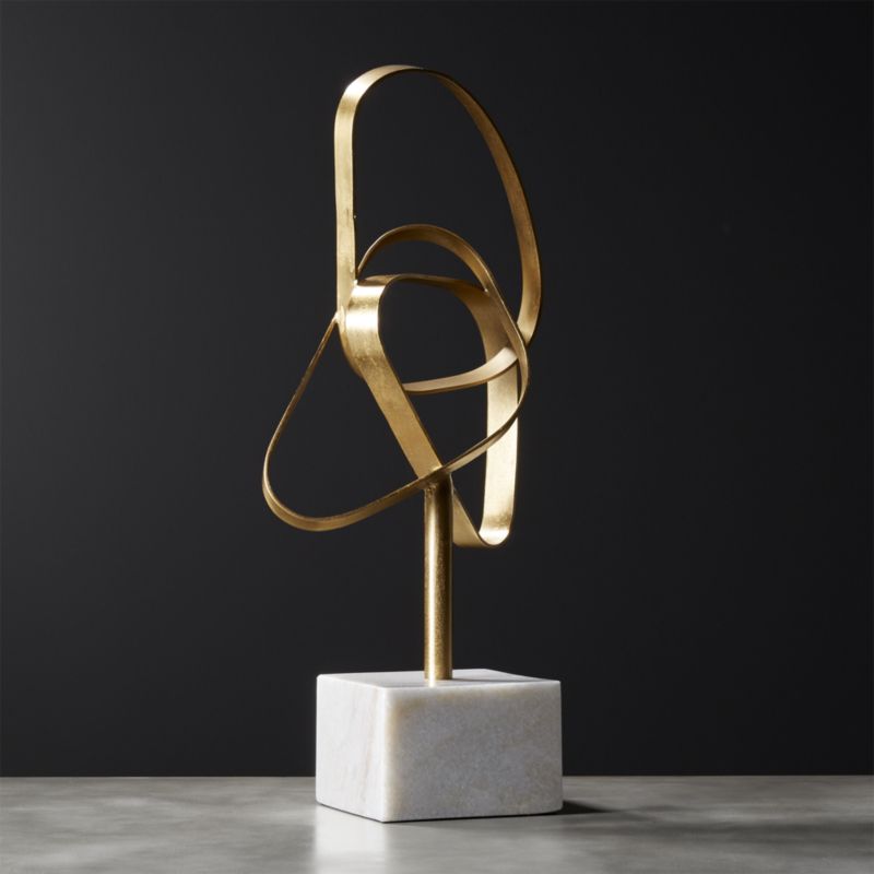 Picture of Abstract Gold Sculpture